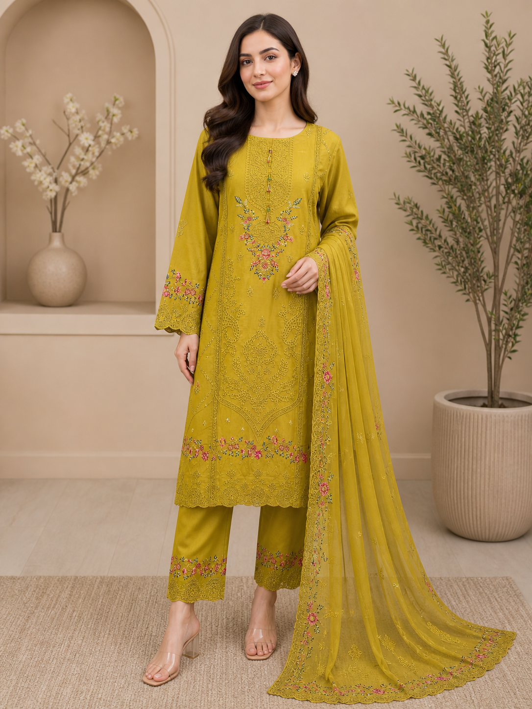 Zariya Luxury Embroidered Set