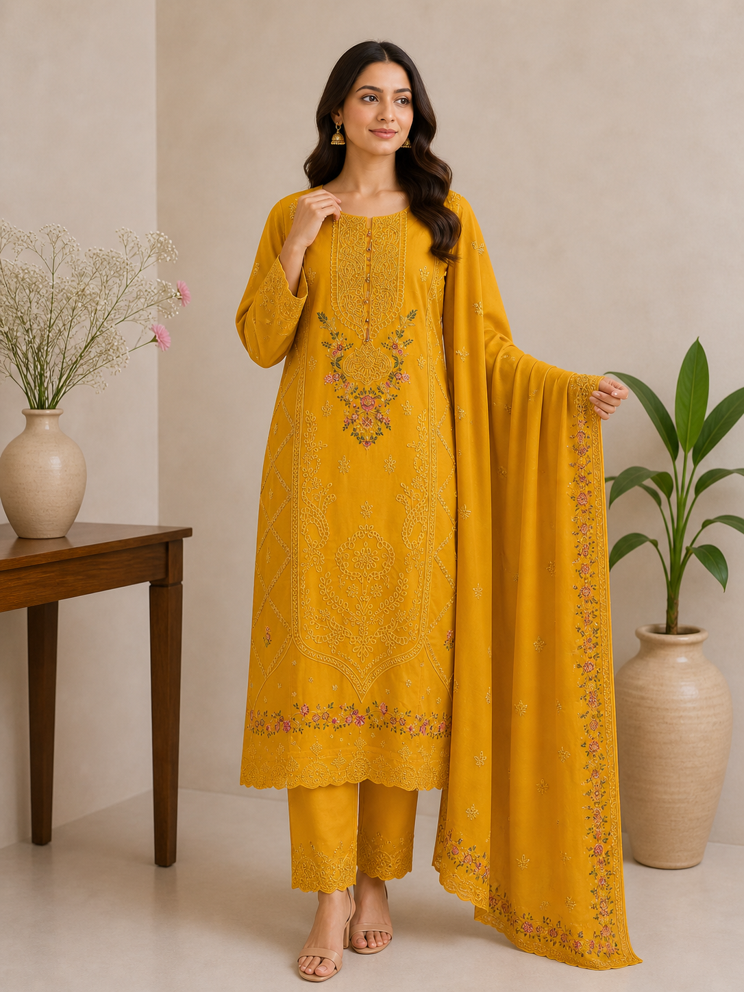 Zariya Luxury Embroidered Set