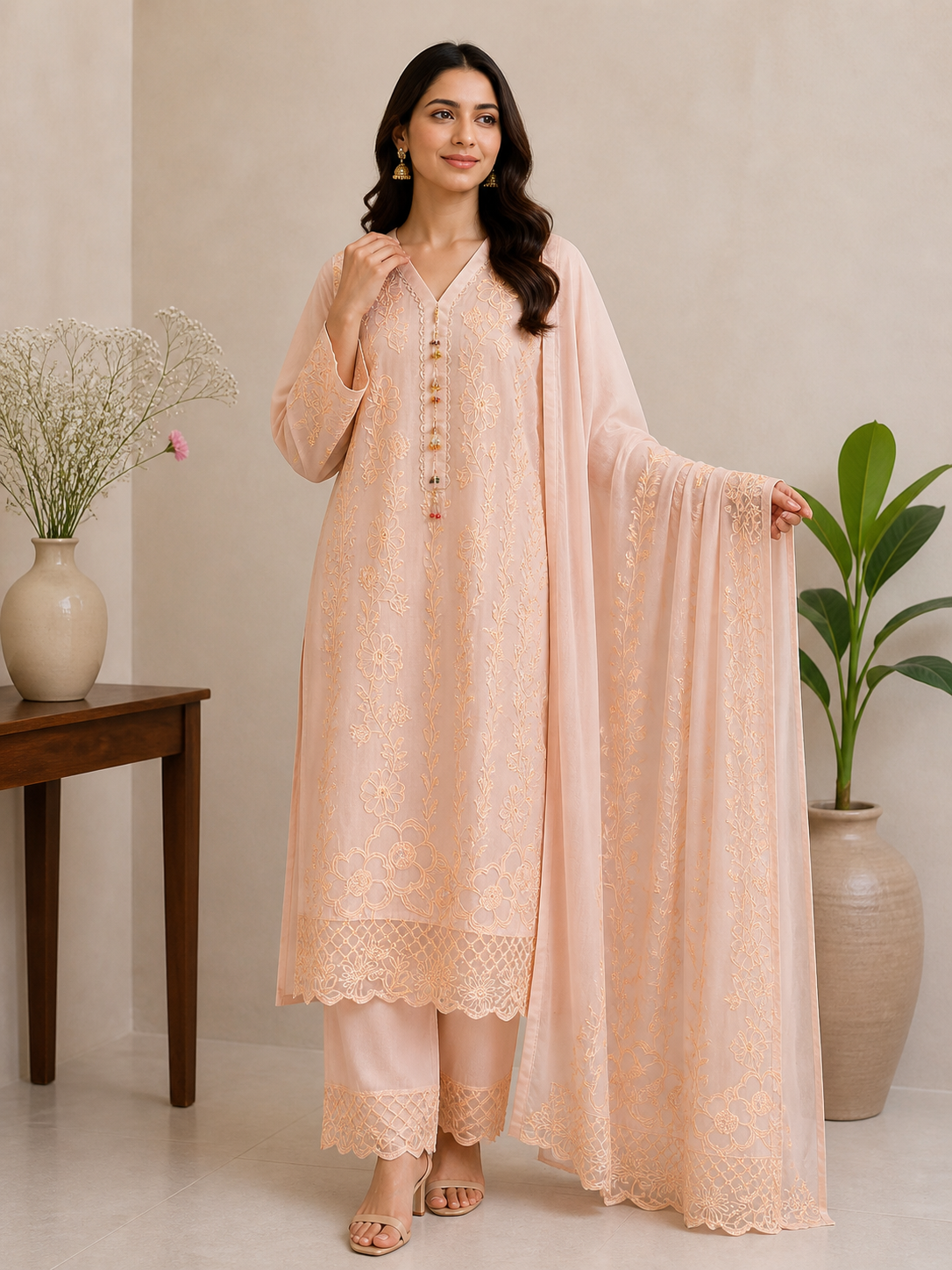 Graceful Embroidery 3PC Suit Collection