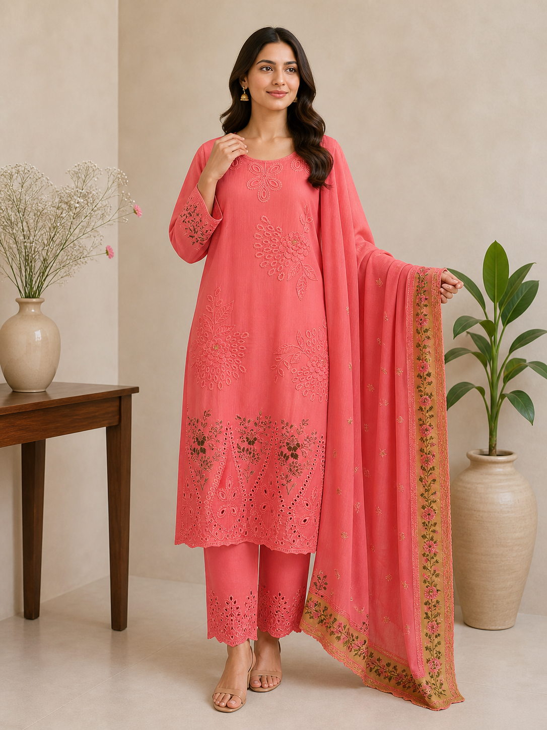 Riwaayat Embroidered Ensemble