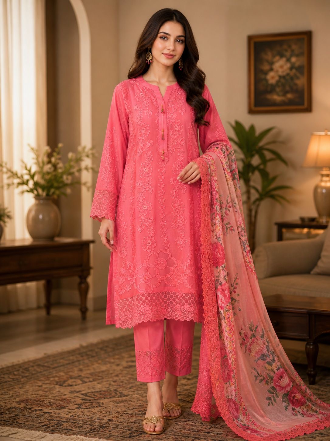 Graceful Embroidery 3PC Suit Collection